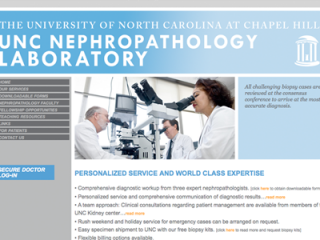 UNC Nephropathology Laboratory Website