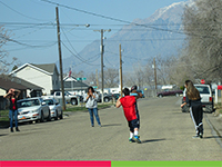 Children playing in street
